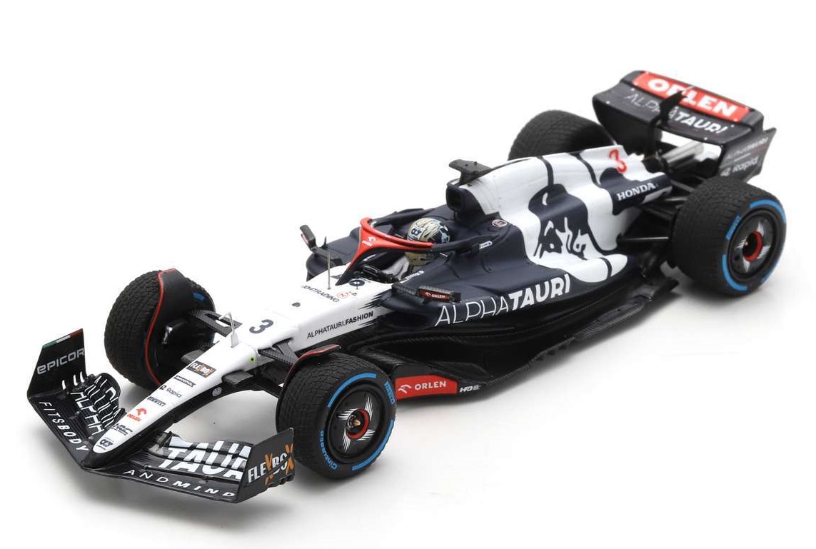 2023 Alpha Tauri AT04, Belgian GP, Daniel Ricciardo w/ wet tires