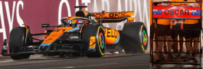 2023 McLaren MCL60, 1st Pole 1st Sprint Race, Qatar GP, Oscar Piastri