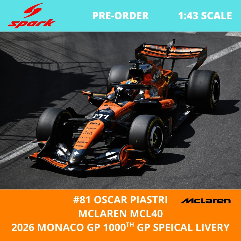 2026 MCLaren Mastercard F1 4th Monaco GP Oscar Piastri