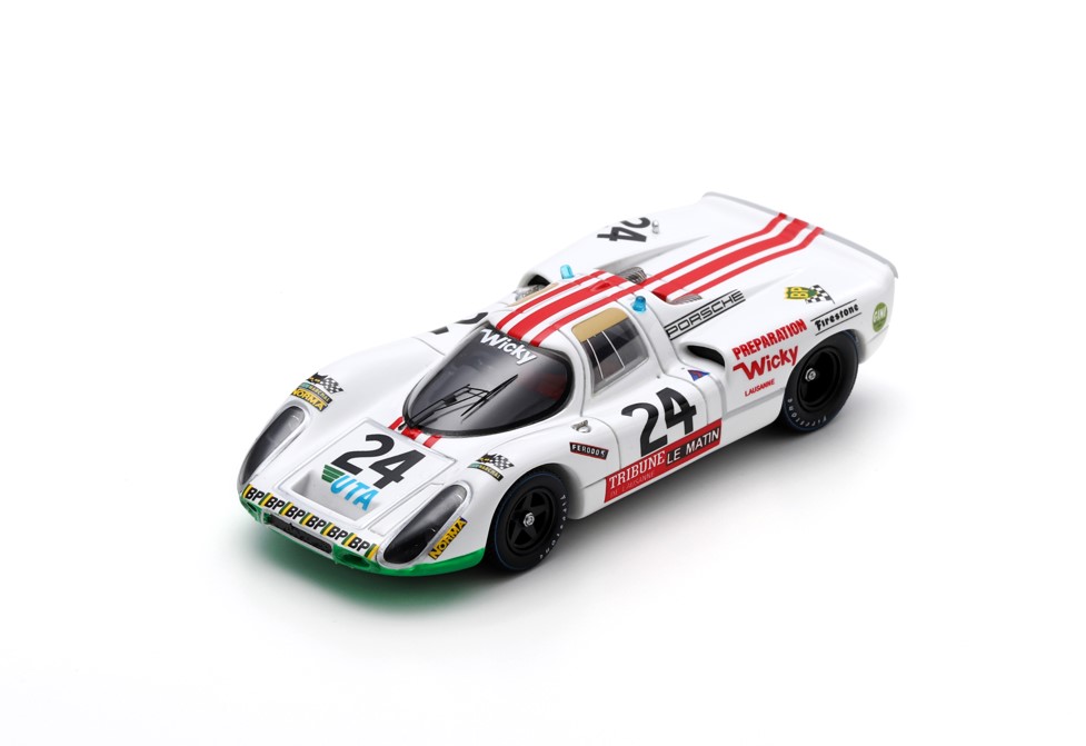 1972 Porsche 907s 18th LeMans, Mattli/Bayard/Brun