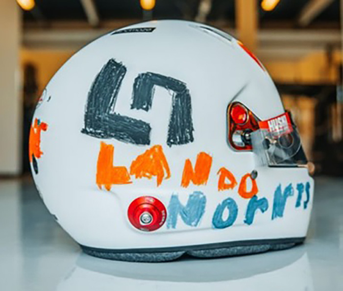 lando norris british gp helmet