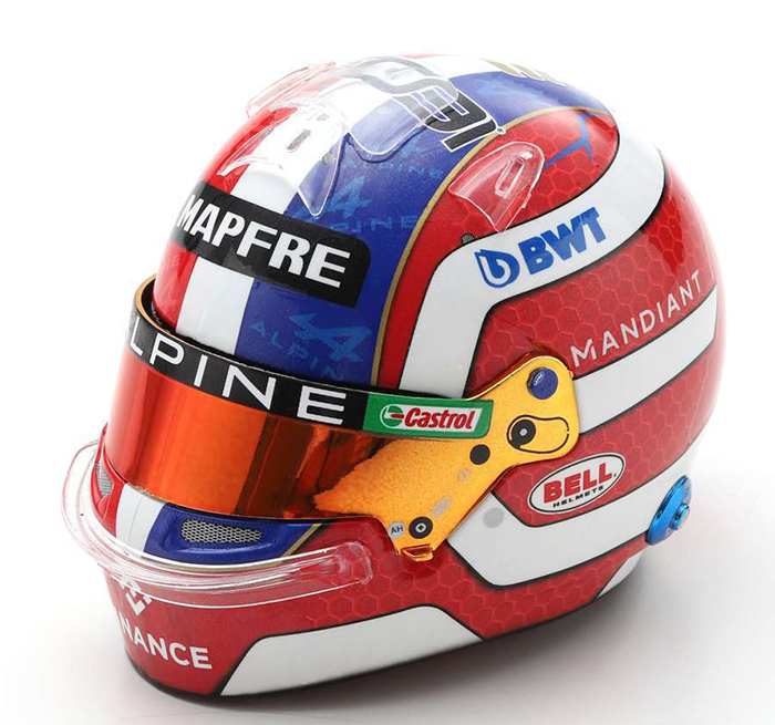 2022 Alpine Esteban Ocon F1 Helmet