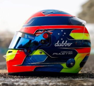2023 McLaren Oscar Piastri F1 Helmet