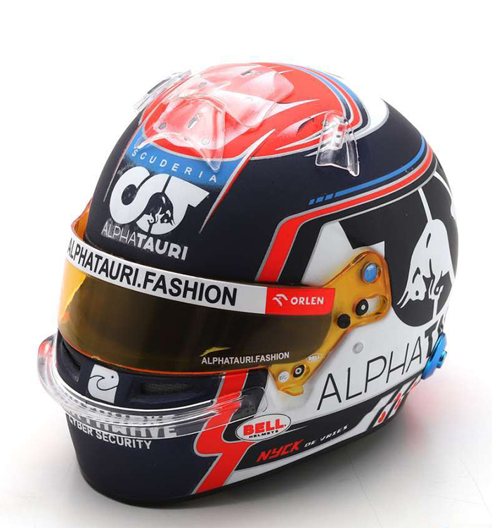 2023 Alpha Tauri Nyck de Vries F1 Helmet