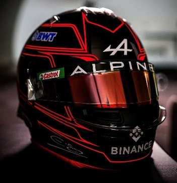 2023 Alpine Esteban Ocon F1 Helmet