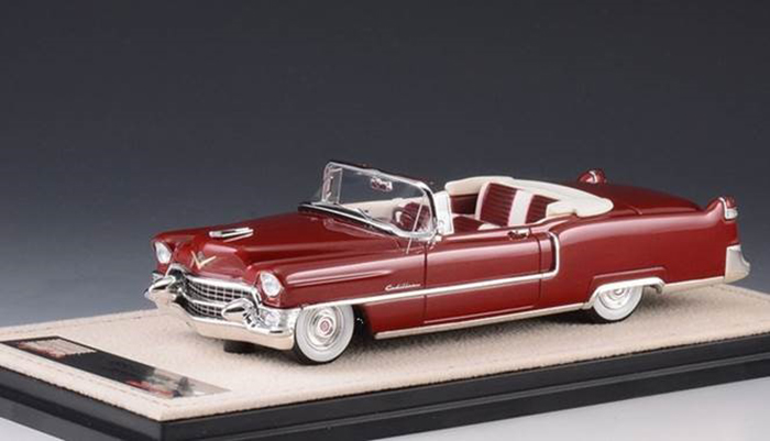 1955 Cadillac Series 62 Convertible, dark red