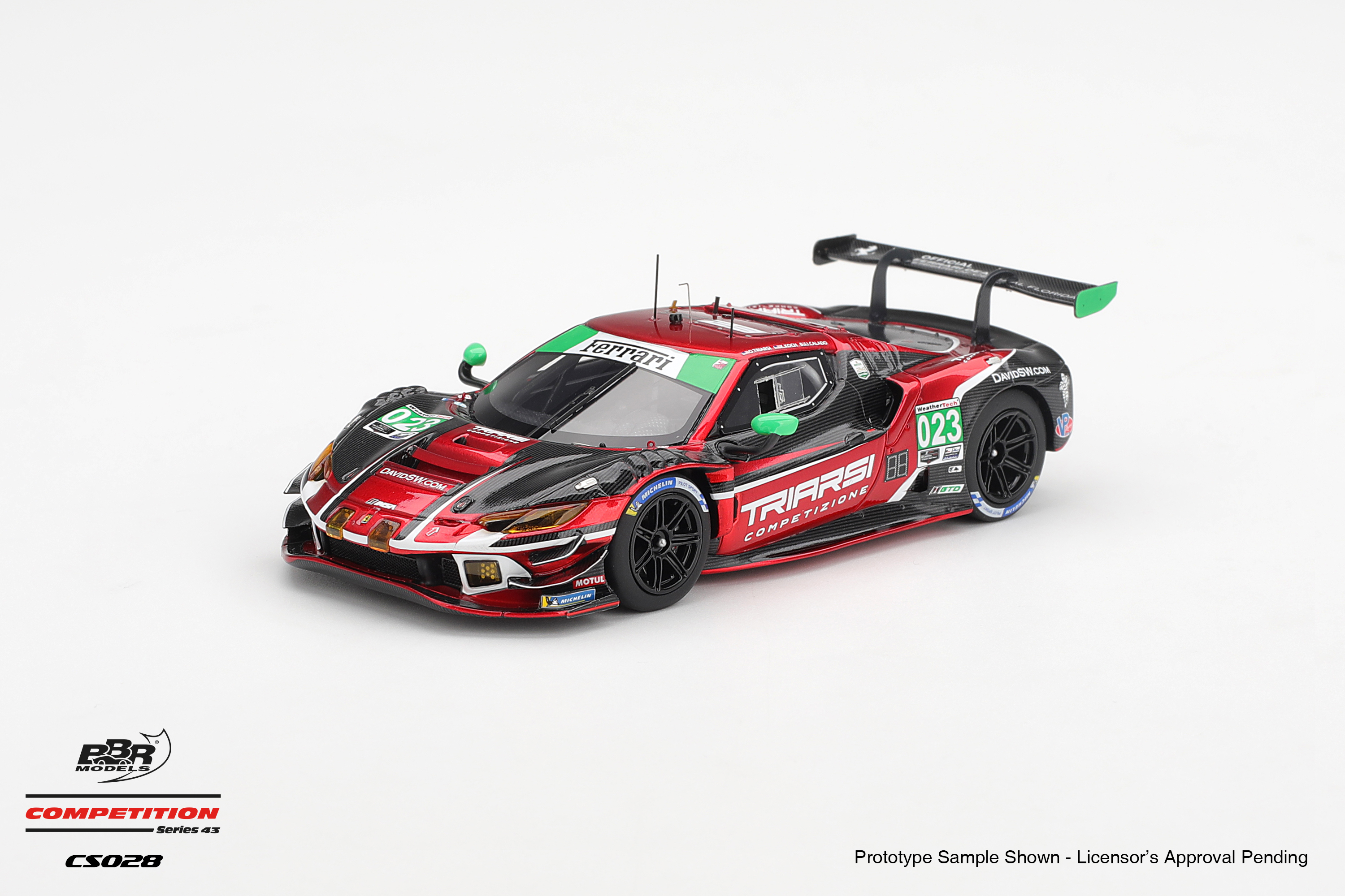 2025 Triarsi  Racing Ferrari 296 GT3 Petit LeMans Calado/Koch/Triarsi