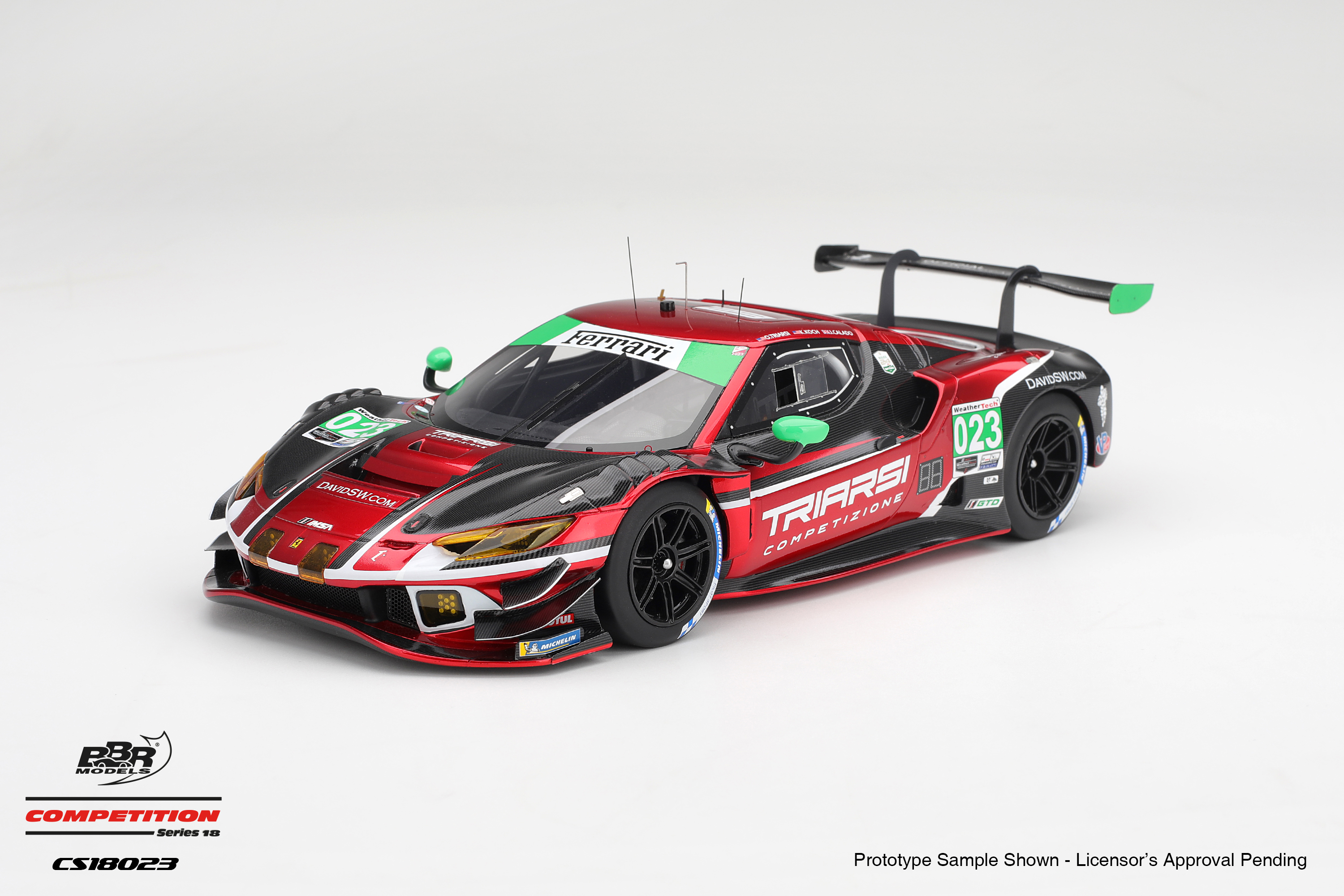 2025 Triarsi  Racing Ferrari 296 GT3 Petit LeMans Calado/Koch/Triarsi