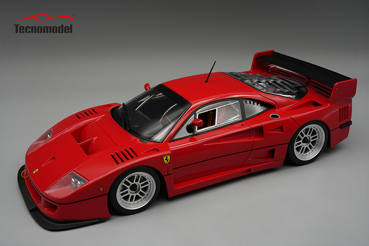 1996 Ferrari F40 LM Press Version Red w/Enkei Silver Wheels