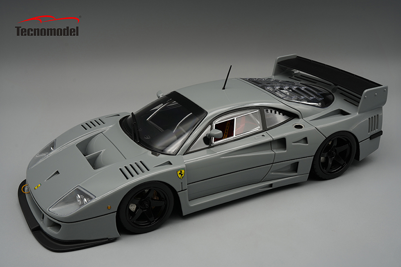 1996 Ferrari F40 LM Press Version Grey w/Black Wheels