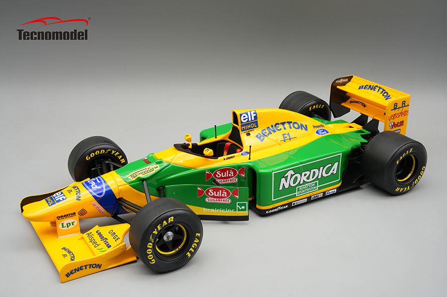 1993 Benetton B193B F1 Barcellona Test Michele Alboreto