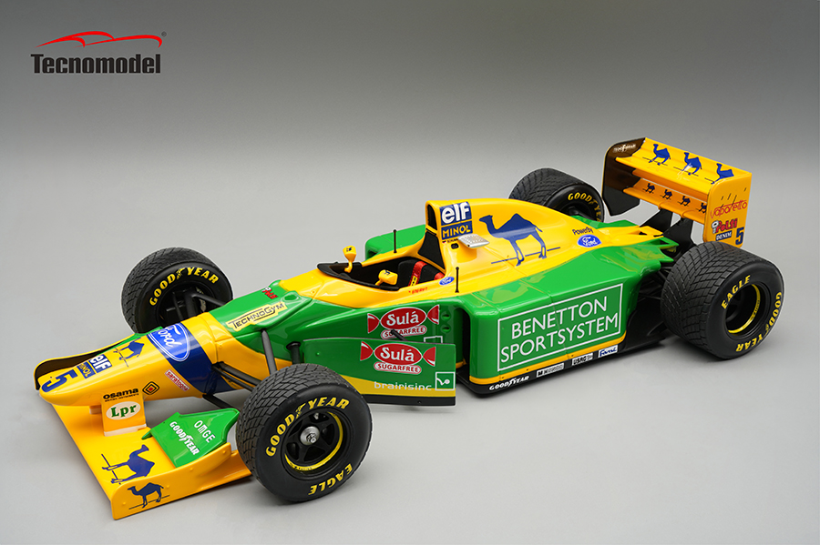 1993 Benetton B193A F1 British GP Michael Schumacher w.Rain Tires