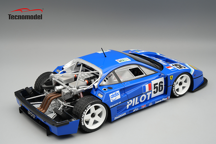 1996 Ferrari F40 LeMans Ferte/Thevenin/Loboissetler open trunk/engine closes w/magner