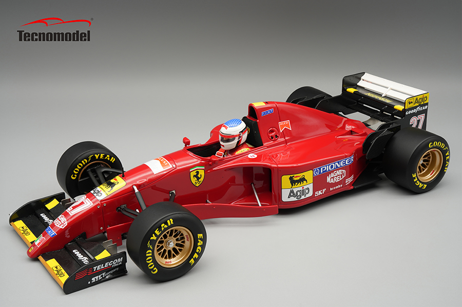 1995 Ferrari 412T2 F1 Canadian GP Jean Alesi w/driver figure