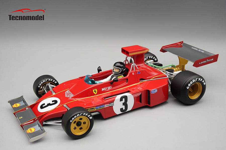 1973 Ferrari 312B3-73 F1 Italian GP Jacky Ickx w/Driver