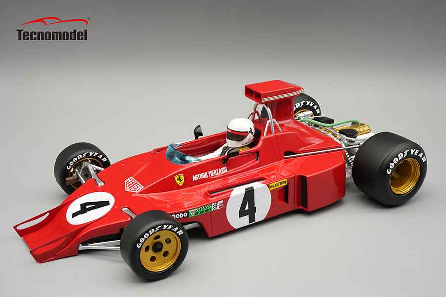1973 Ferrari 312B3-73 F1 Watkins Glen Arturo Merzario w/Driver
