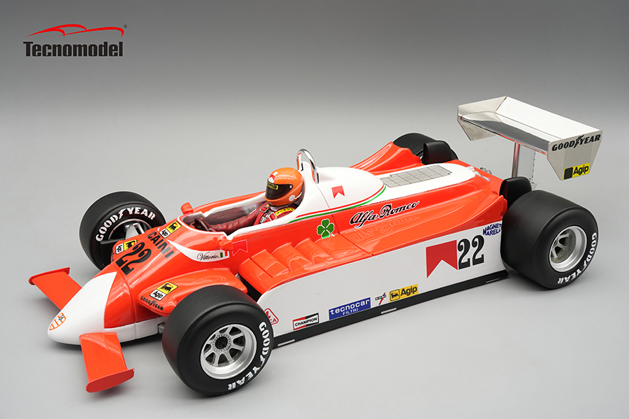 1980 Alfa Romeo 179 F1 Olanda GP Vittorio Brambilla w/Driver