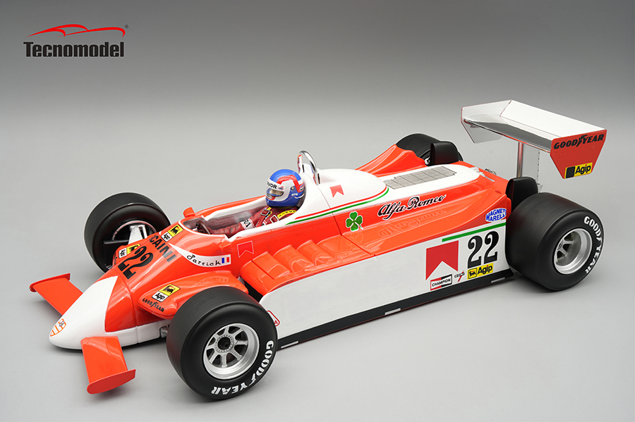 1980 Alfa Romeo 179 F1 Monaco GP P. Depailler w/Driver