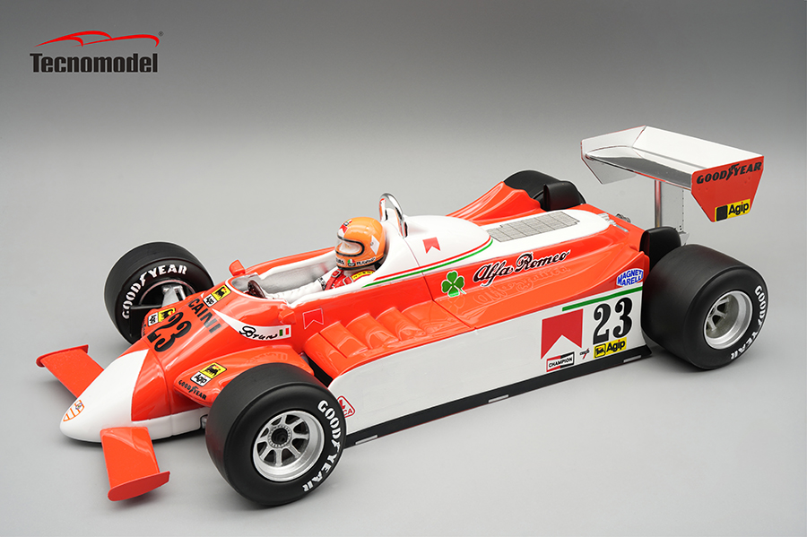 1980 Alfa Romeo 179 F1 Monaco GP Bruno Giacomelli w/Driver