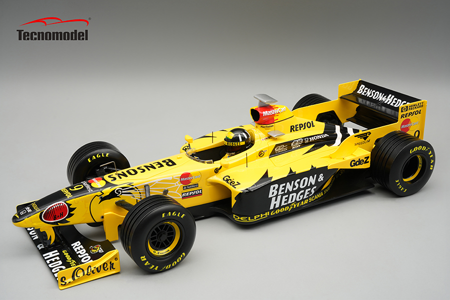 1998 Jordan Honda 198 F1 Belgium GP Damon Hill w/Driver
