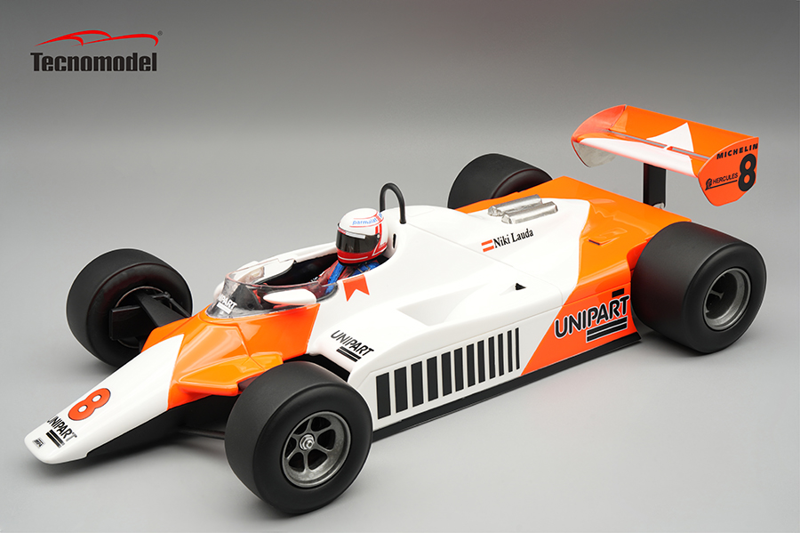 1982 McLarenMP41B Winnert England GP Niki Lauda w/driver figure
