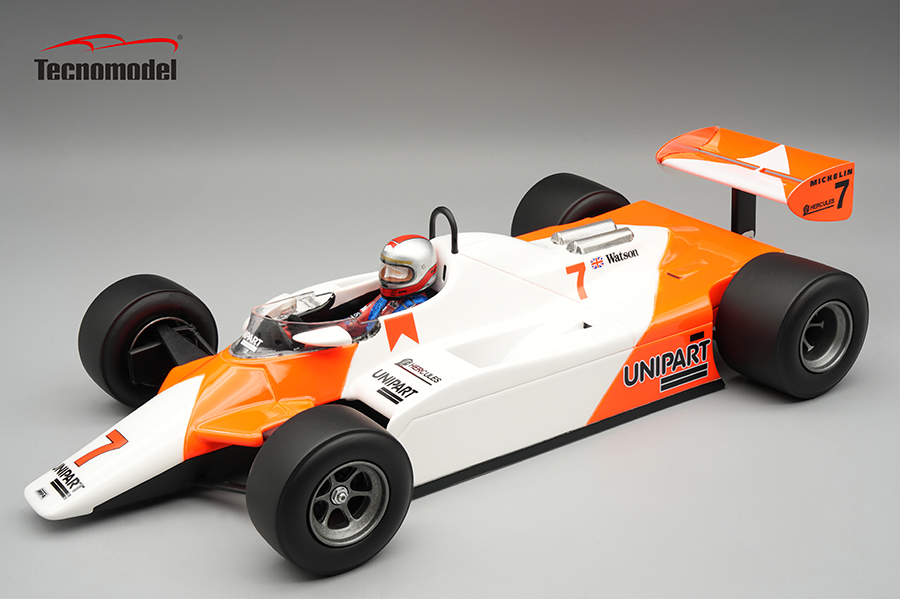 1982 McLaren Mp4/1B F1 Winner Detroit GP John Watson w/driver figure