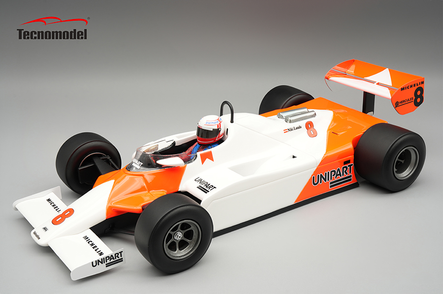 1982 McLaren Mp4/1B F1 Monaco GP Niki Lauada w/driver figure