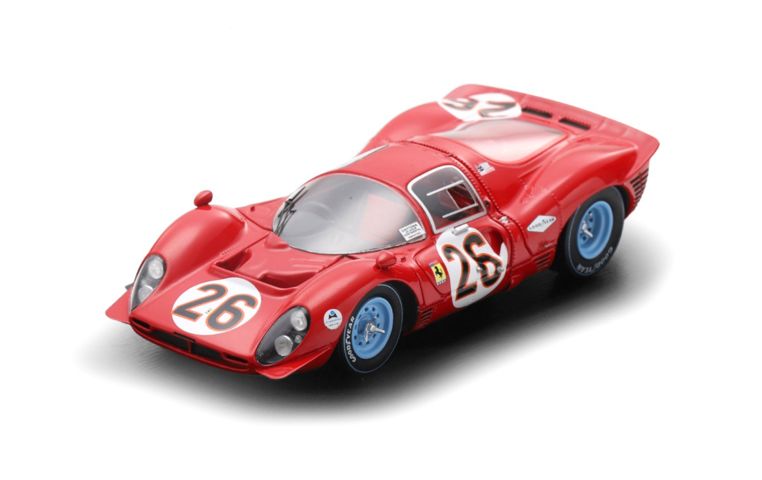 1967 Ferrari 412P Daytona 3rd Place Rodriguez/Guichet