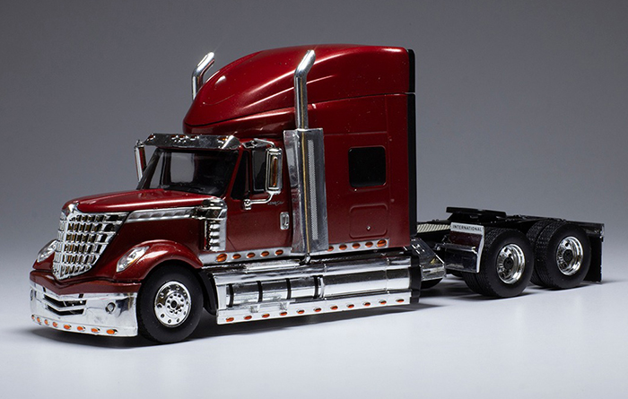2010 International Lonestar Truck, red metallic