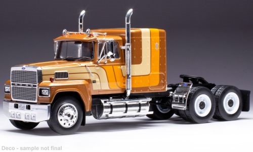 1978 Ford LTL 9000 Truck, brown / yellow
