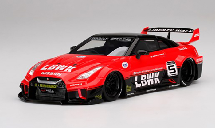 2022 LV Silhauette Works GT Nissan 35GT-RR Ver. 1, red / black