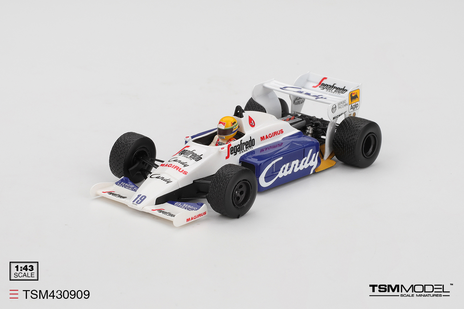 1984 Toleman TG184 F1 Monaco GP 2nd Ayrton Senna