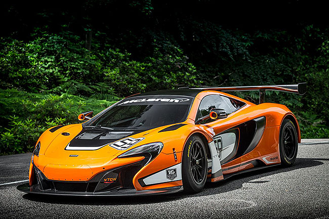 McLaren 650S GT3, orange