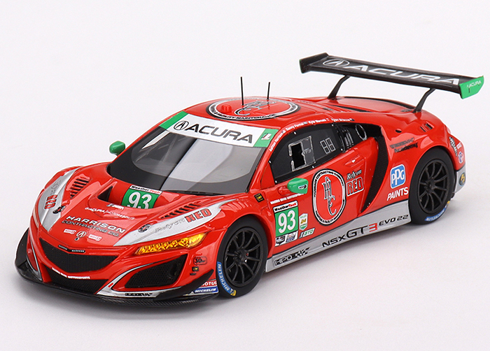 2023 Acura NSX GT3 EVO22, IMSA Daytona, Harrison / Formal / Marcelli / Briscoe
