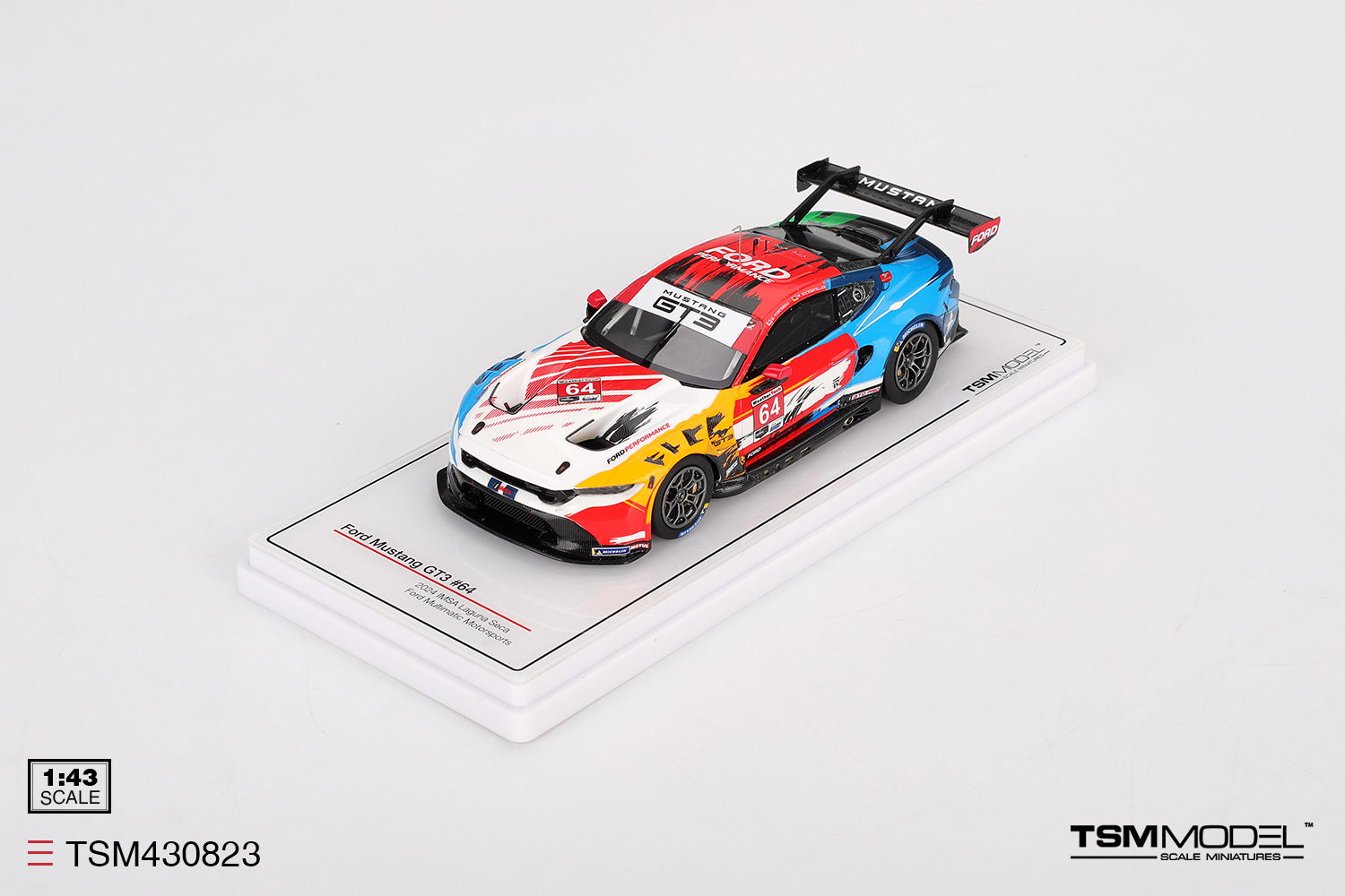 2024 Ford Mustang GT3 IMSA Laguna Seca Tinknell/Rockenfeller