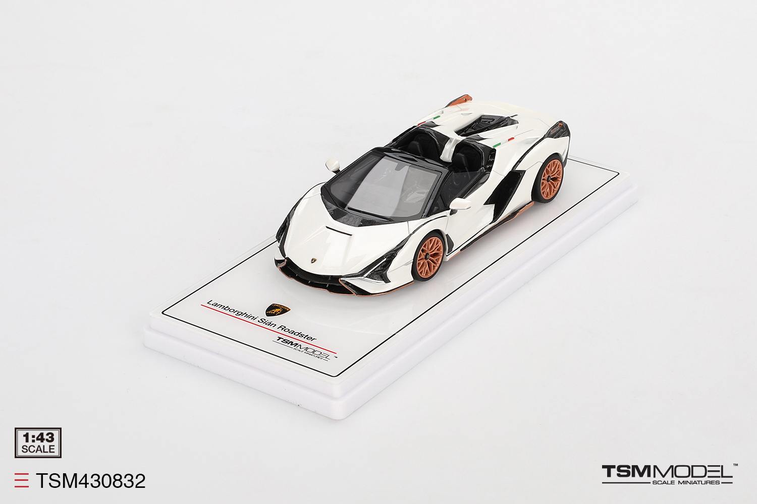 Lamborghini Sian Roadster 37 White