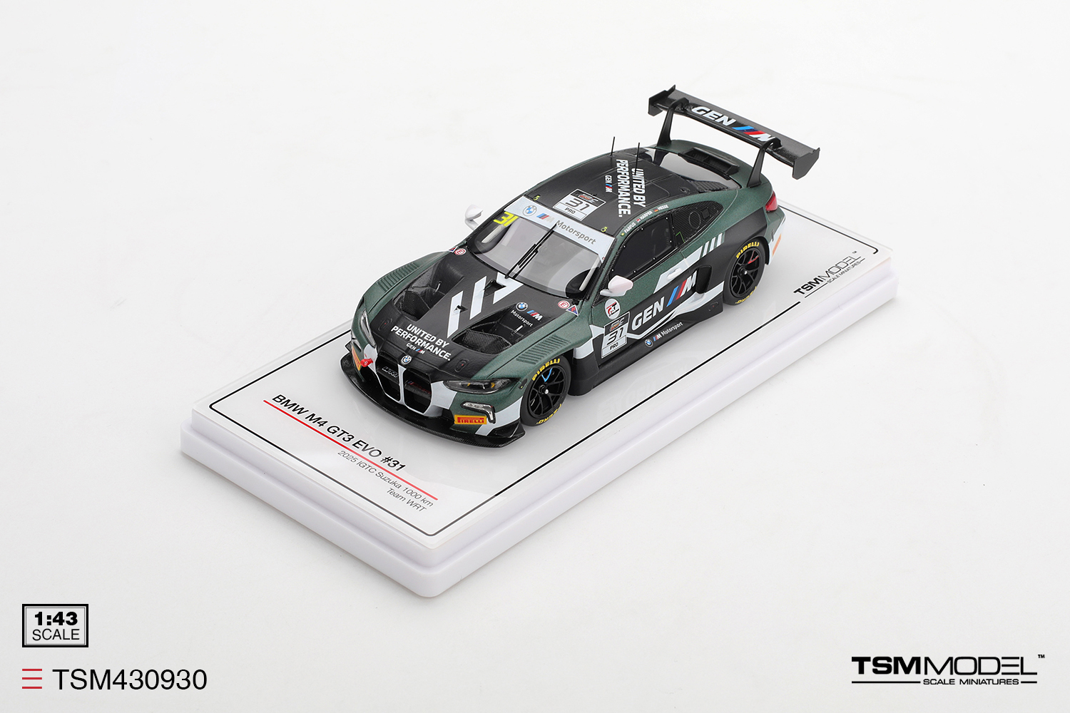 2025 BMW M4 GT3 EVO Suzuka 1000 km Farfus/Hesse/Harper