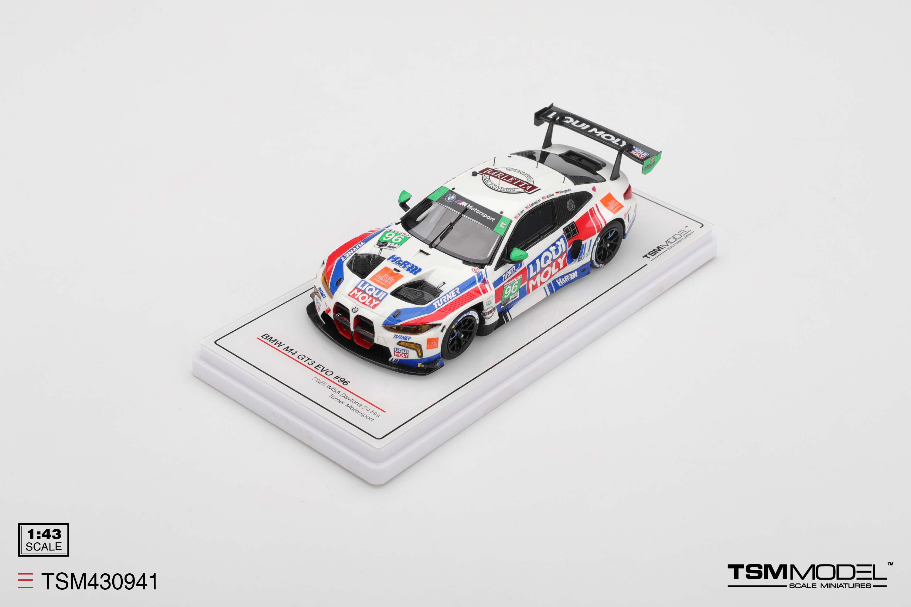 BMW M4 GT3 EVO Daytona Foley/Gallagher/Klingmann