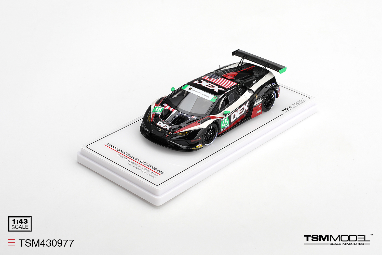 2026 Lamborghini Huracan GT3 Laguna Seca Class Winner Formal/Hindman
