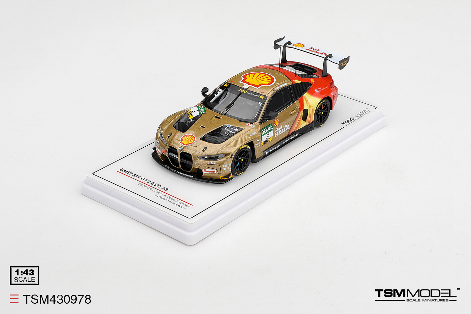 2026 BMW M4 Zanvoort Race 2 Winner Kevin Van der Linde
