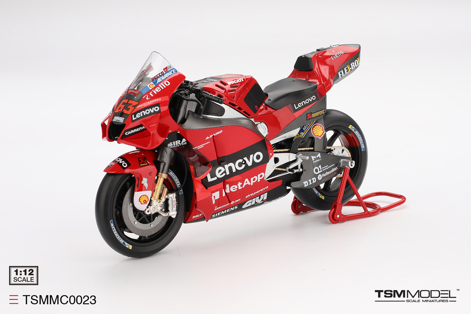 2022 Ducati Desmosedici GP22 Moto GP Francisco Bagnaia