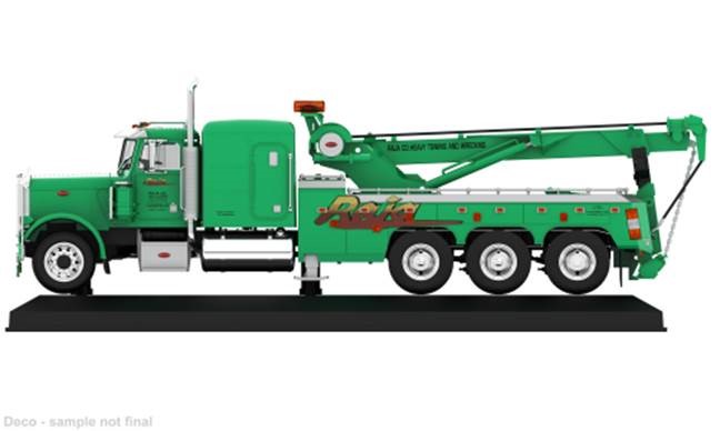 Peterbilt 359 Wrecker Truck, green