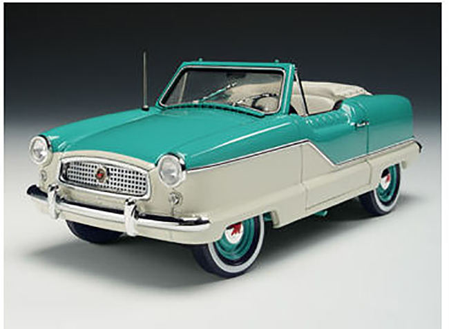 1959 Nash Metropolitan Convertible, green/white