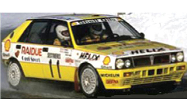 1989 Lancia Delta Integrale, Monte Carlo Rallye, Cerrato/Vasino