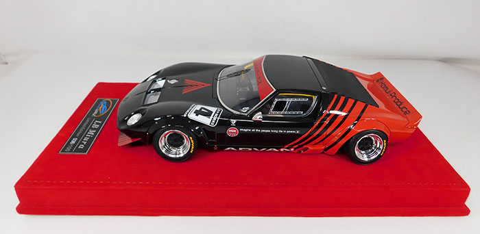 Lamborghini Miura LB Liberty Walk, black/red w/display case