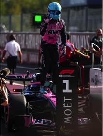 2026 BWT Alpine F1 Italian GP 1st pole position Pierre Gasly w/pit board