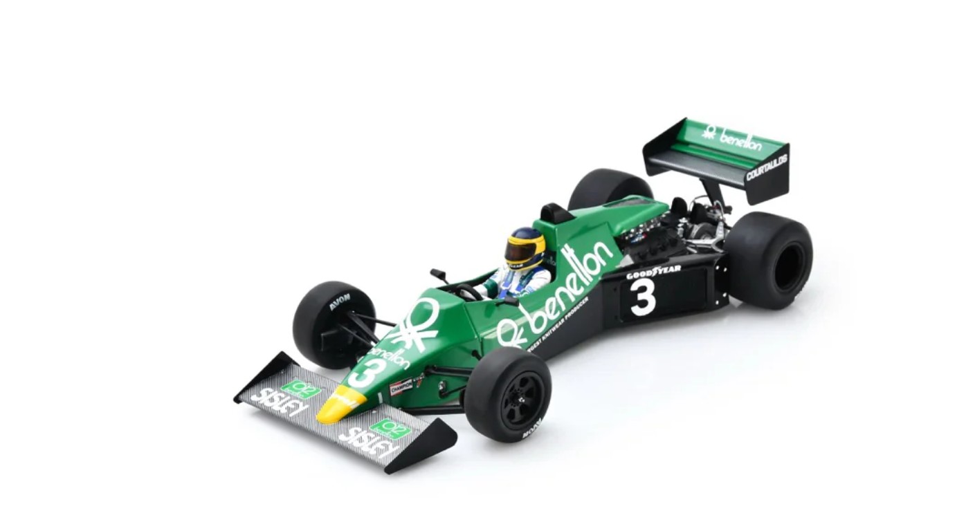 1983 Tyrrell 012 F1 6th Dutch GP Michele Alboreto