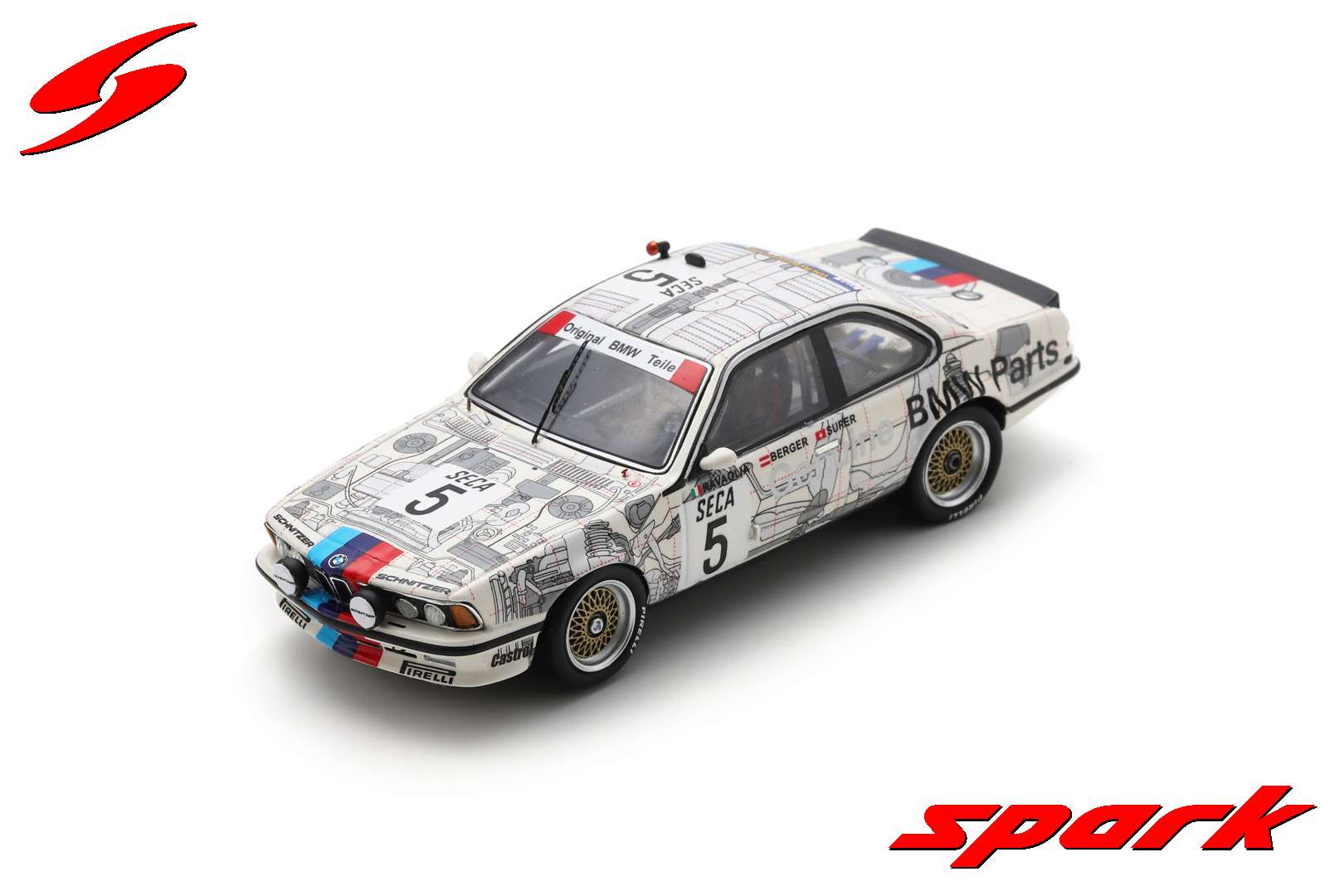 1985 BMW 635 Winner Spa, Ravagila/Berger/Surer