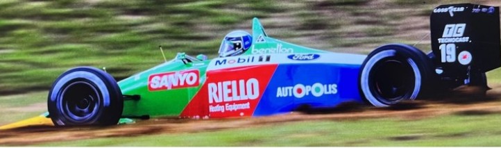 1990 Bennetton B189B F1 10th Brazil GP Alessandro Nannini
