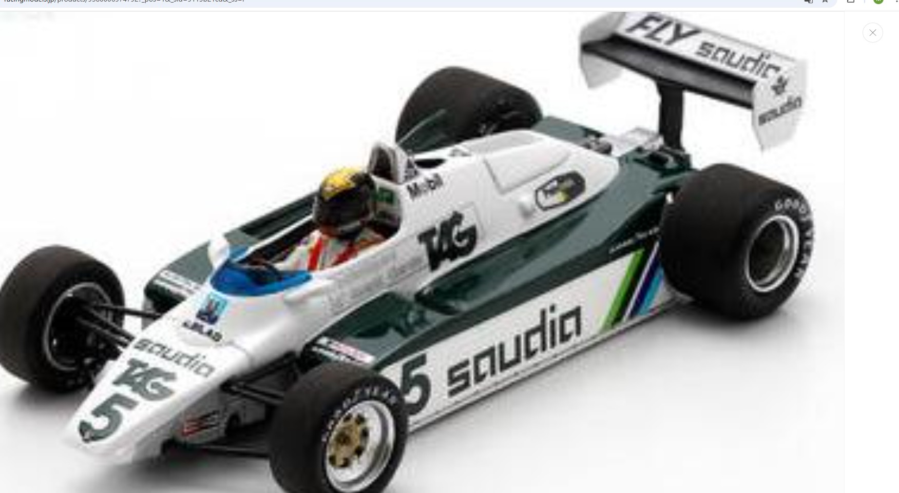1982 Williams FW08 F1 5ht British GP Derek Daly